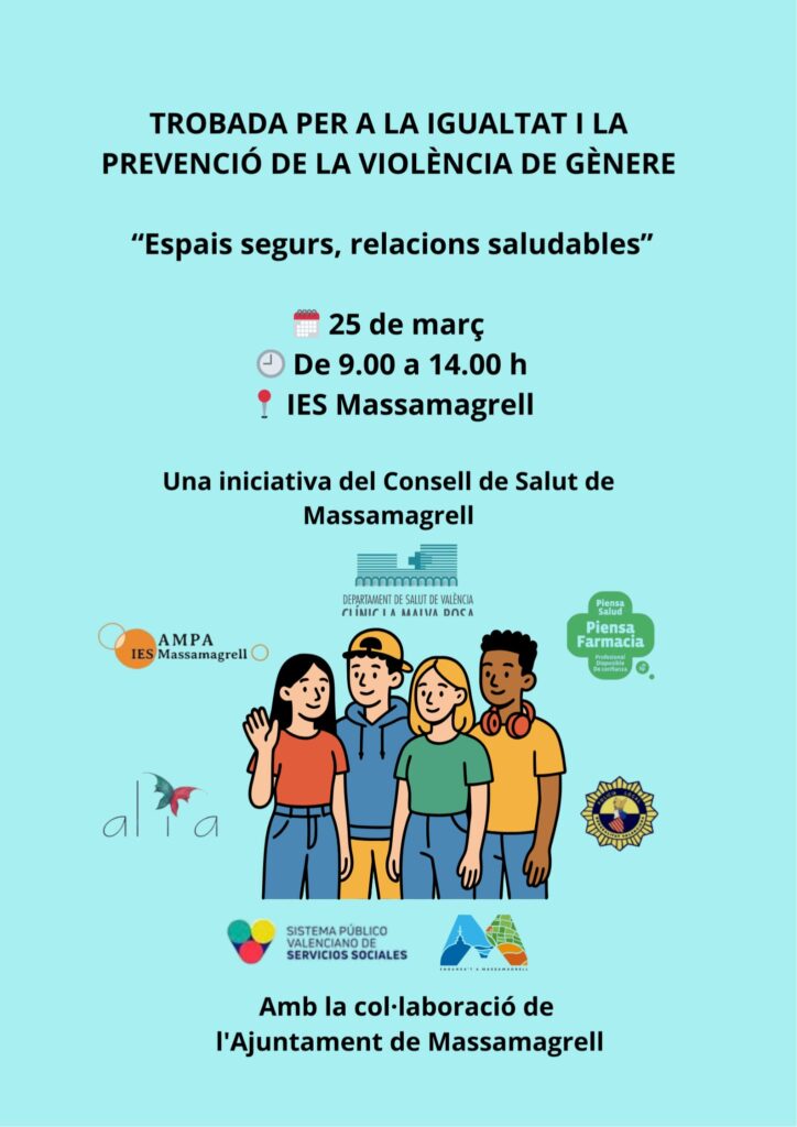 Un año más junto al IES Massamagrell: participamos voluntariamente en la segunda edición de «Espais Segurs, Relacions Saludables»