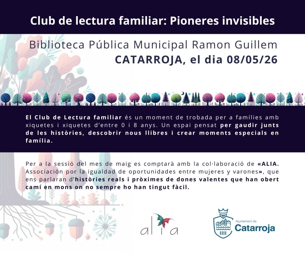Club de lectura familiar: Pioneres invisibles, Catarroja