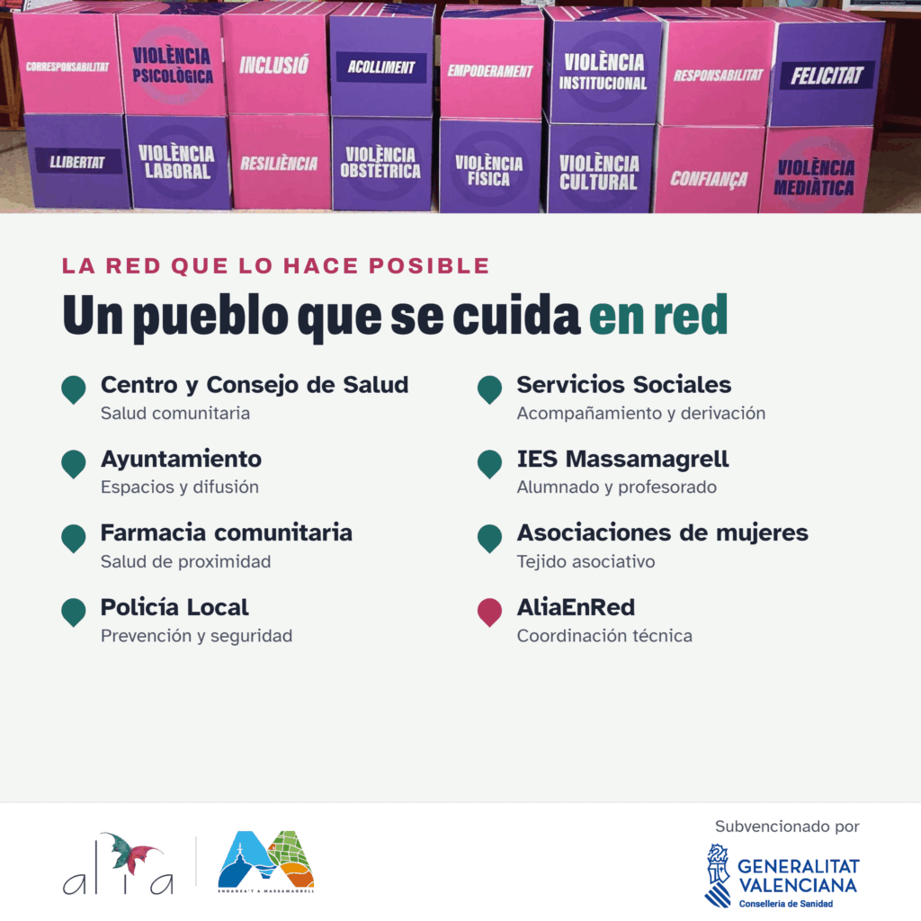 Massamagrell, Espacio Seguro: la salud comunitaria sale a la calle